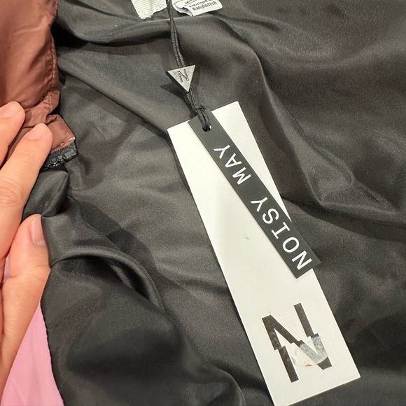 Noisy May LS Padded Colorblock Hood Jacket - Picture 10 of 10